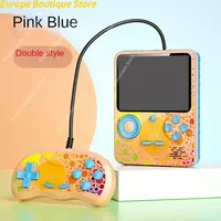 G6 Macaron Handheld Game Machine with 500 Classic Games HD Screen Contra Mini Arcade Retro Game Console for All Ages