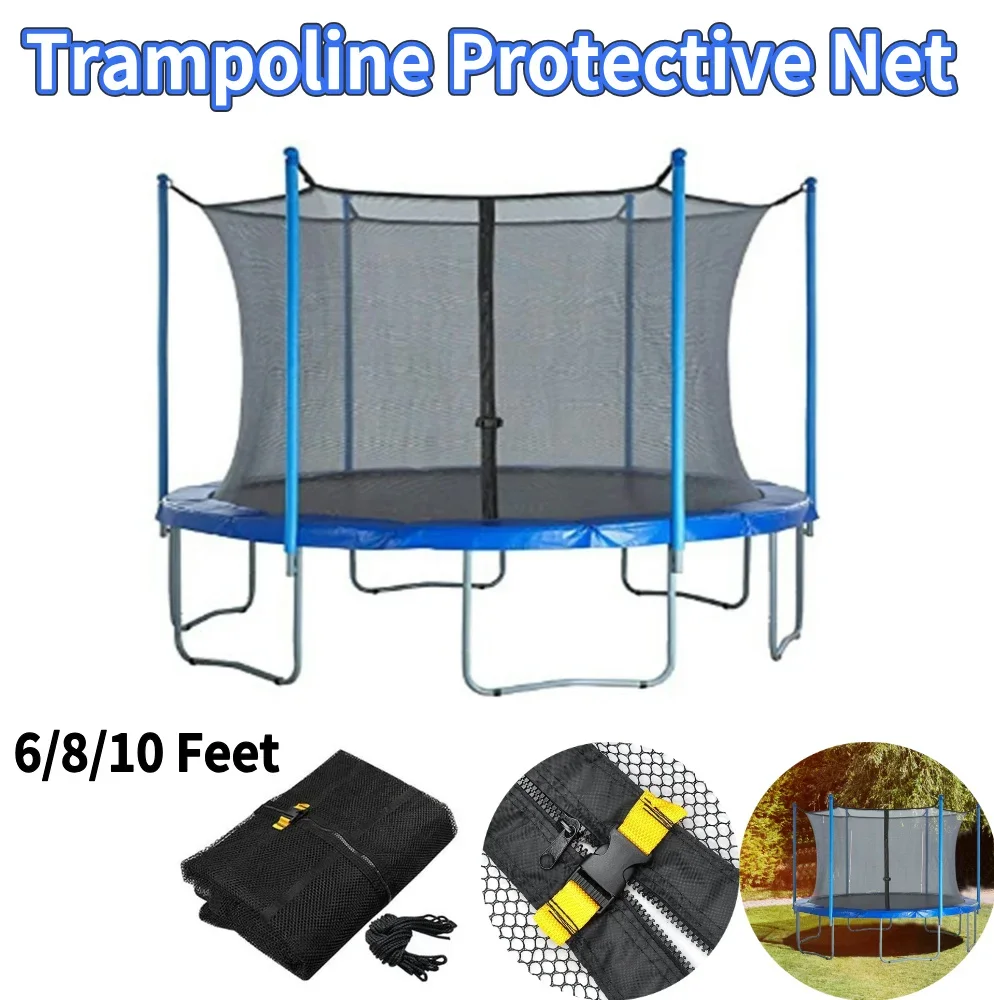 

Trampoline Protective Net Kids Children Jumping Pad Safety Net Protection Guard Nylon Trampoline Net Anti-fall Safety Mesh Net