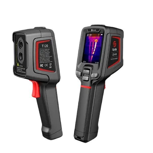 Intuitive pinpoint the hotspot on thermal image Guide T120V infrared thermal camera Temperature Instruments