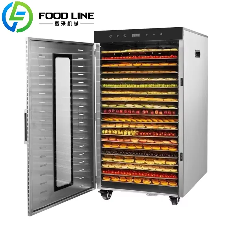 

Commercial Food Dehydrator with 20 Trays and 3 Fans for Beef Jerky Meat & Fruit Drying Industry Grade Dryer Machine