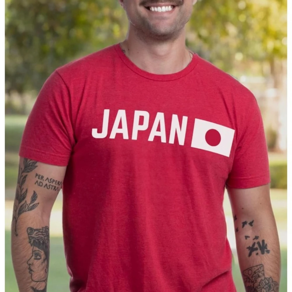 أمهات العالم MÉXICO الهند СРBIJA اليابان العلم الوطني تي شيرت للجنسين تي شيرت للرجال أو النساء الملابس الجمالية قصيرة الأكمام #4