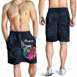 New Vintage 3D Print American Samoa Beach Shorts Fashion Streetwear Board Shorts Unisex Cool Swimming Shorts Men Swimming Trunks