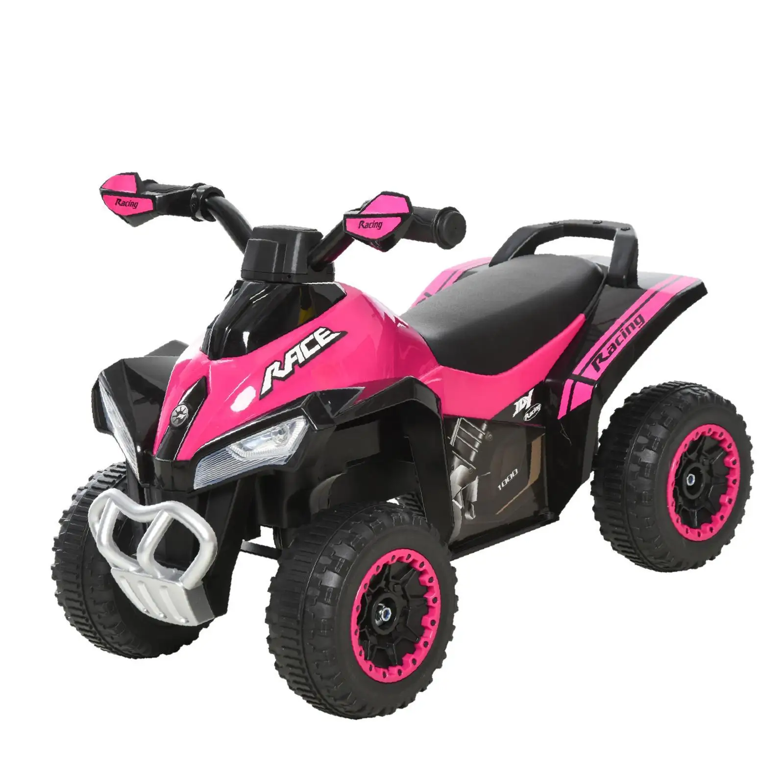 

Music Lights Toddler Car Pink Sliding ATV Push Ride on Toy for Kids Bikes and Walking Vehicle Girls