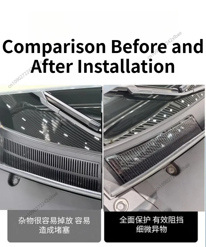 Engine Bay Insect Dust Filter Grille Modified Parts For GAC Aion V Tyrannosaurus 2024-2026 Engine Compartment Filter Screen