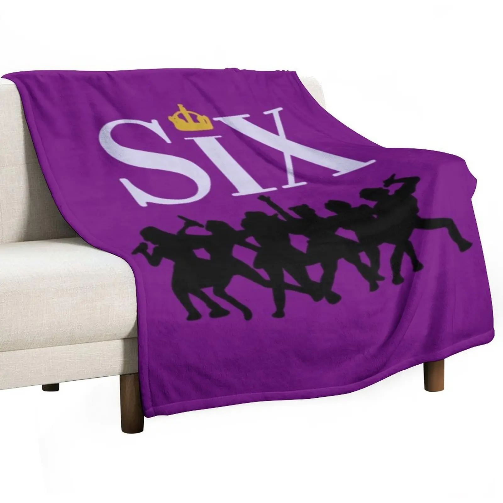 

six the musical playbill Throw Blanket Luxury Thicken Soft Big for babies Decorative Throw Blankets