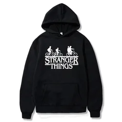 Autumn Strange Tales Hoody Fun Stranger Print Men Hoodies Sweatshirts Hip Hop Streetwear Plus Fleece Pullover Casual Sportswear