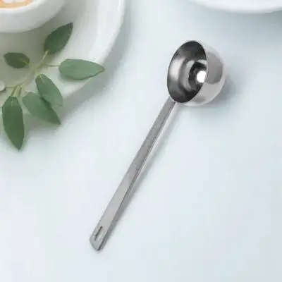 

Long Handle Coffee Measuring Scoop 15Ml Stainless Steel Precision Scoop for Espresso Sugar Condiments Tea Powder Kitchen Tool