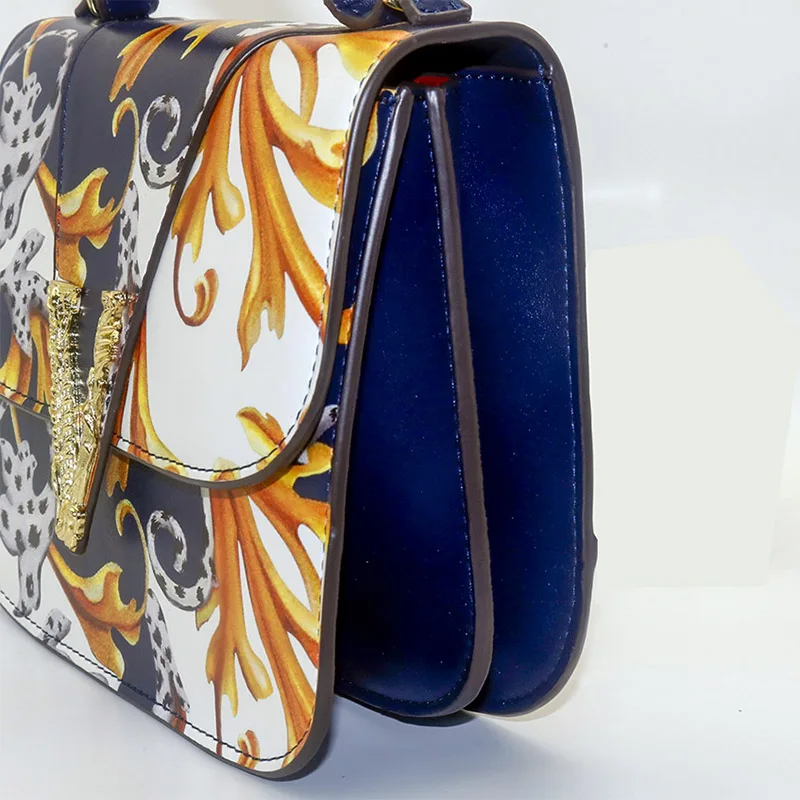 VM FASHION KISS 2024 nowe w kwiatki Print damska torebka wielokomorowa torba Crossbody super torba z rączką luksusowy Design torba na ramię