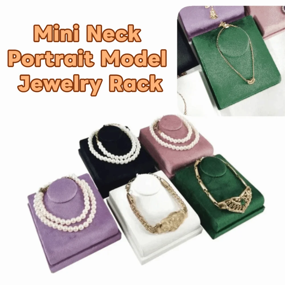 Mini Neck Portrait Model Jewelry Rack Fashion Multi-purpose Pendant Necklace Showing Stand European-style Ornaments