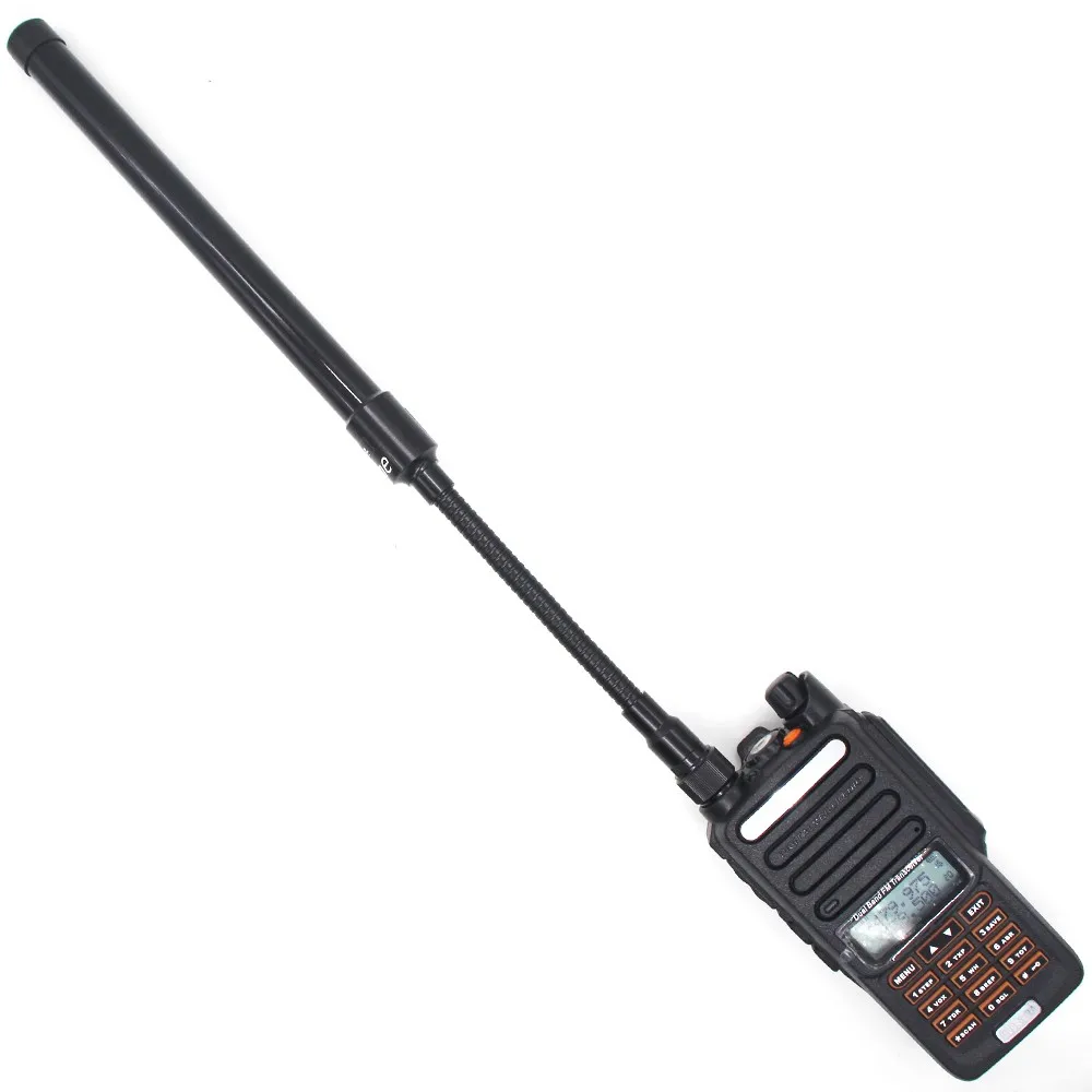 Goose Tube CS Antenna SMA Female Dual Band 144/430Mhz bendable For Walkie Talkie Baofeng 5R BF-888S Radio