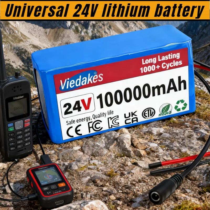 

New 7S3P 18650 24V 100000mAh Rechargeable Batteries ✅24V Lithium Battery Wheelchair Battery 7s3p Battery Pack for e-Bicycle