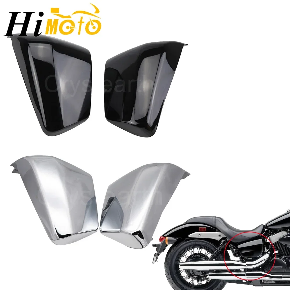 Motorcycle Battery Side Fairing Cover For Honda Shadow ACE VT400 VT750 2004-2008 2009 2010 2011, VT750C2 Shadow Spirit 2007-2013