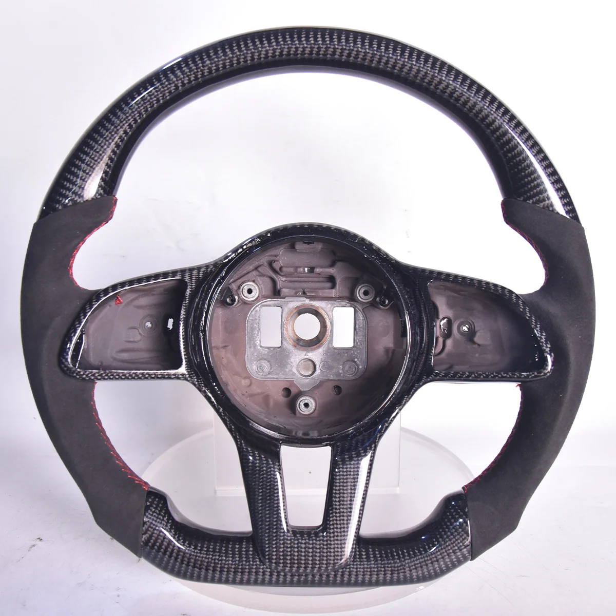 Customized Carbon Fiber Suede Steering Wheel For Mercedes GLC GLA GLB A200 C200L