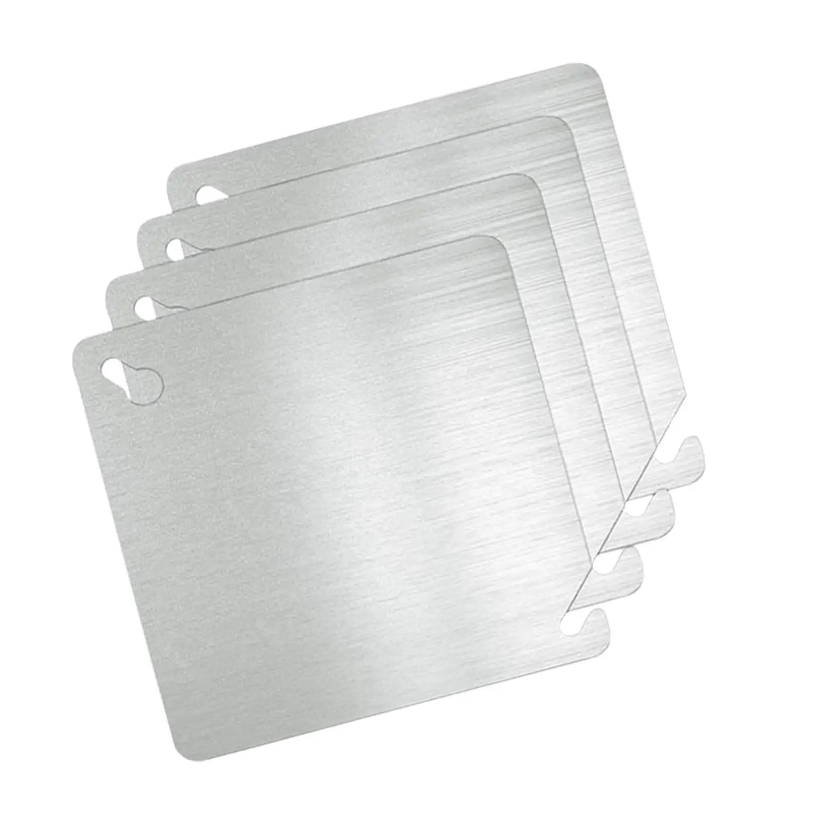 

4Pcs Electrical Box Cover Plates Metal Easy to Install Electrical Boxes Accessories Square Junction Box Covers for Wall Bathroom