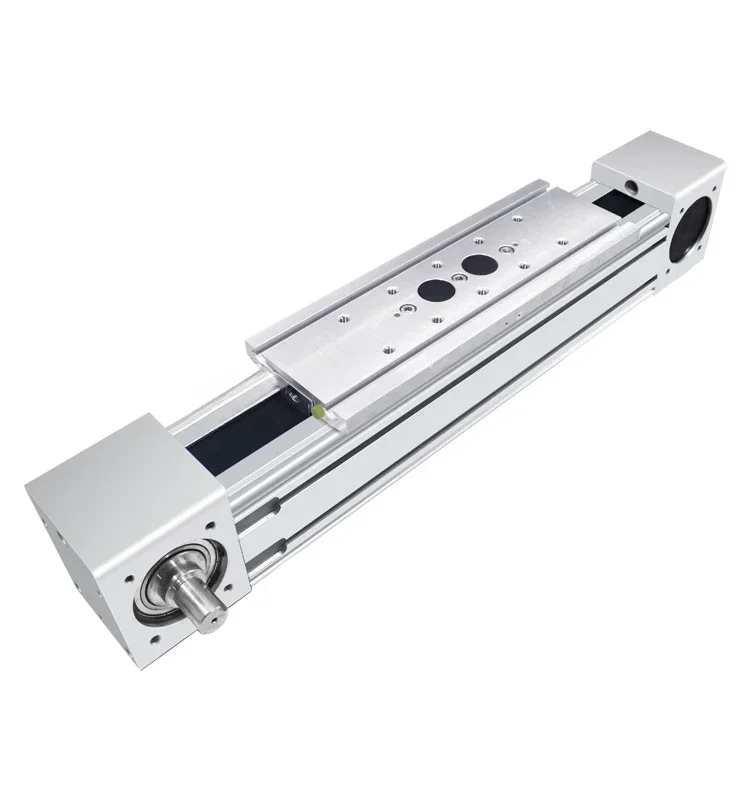 Synchronous belt embedded module precision multi-stage hard rail slide, laser cutting belt displacement silent slide