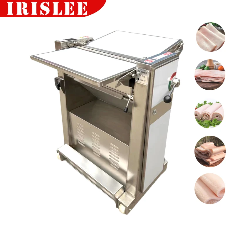 China Suppliers Pork Skin Cutting Removing Peel Peeling Processing Machine