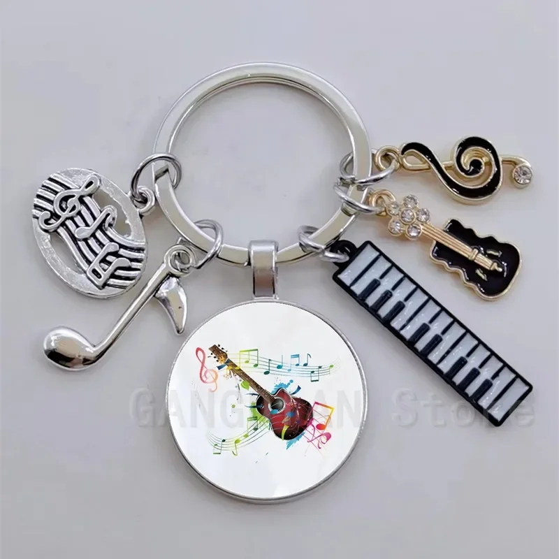 DIY 음악 교사, 음표, 음악 애호가 열쇠고리, 피아니스트 선물, 음표, 보석이 당신의 가장 좋아하는 기념품이 됩니다