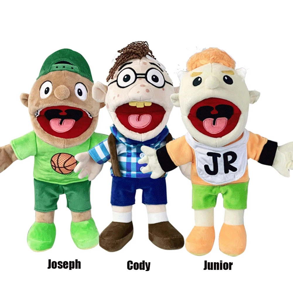 Chłopiec Jeffy Cody Junior Joseph Pluszowe Lalki z Ruchomym Uchem Wypchana Zabawka Miękka Figurka do Domku dla Zabawy Prezent Urodzinowy dla Dziecka