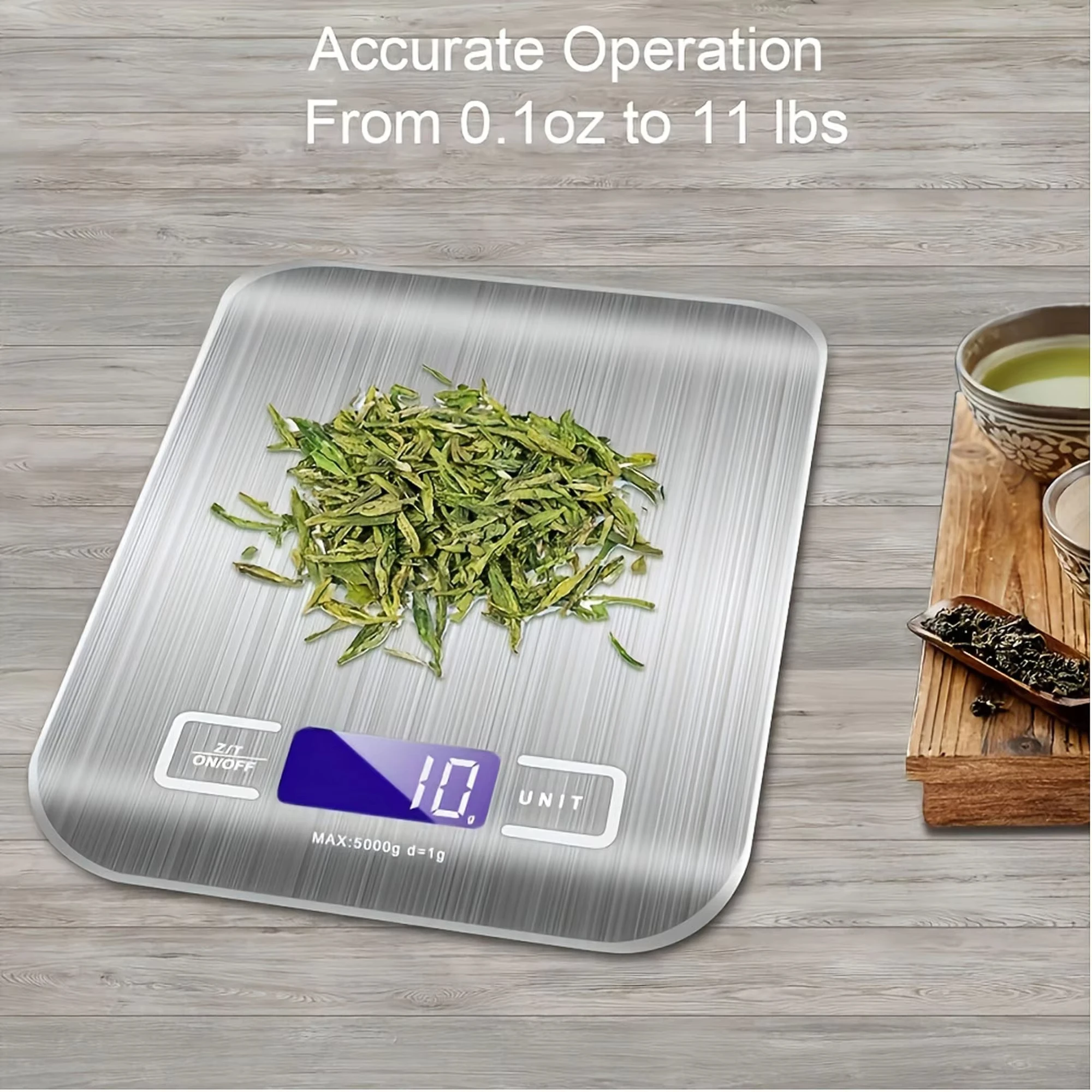 1PC battery stainless steel electronic scale 5kg household food scale baking gram scale Kitchen scales - AliExpress 1420