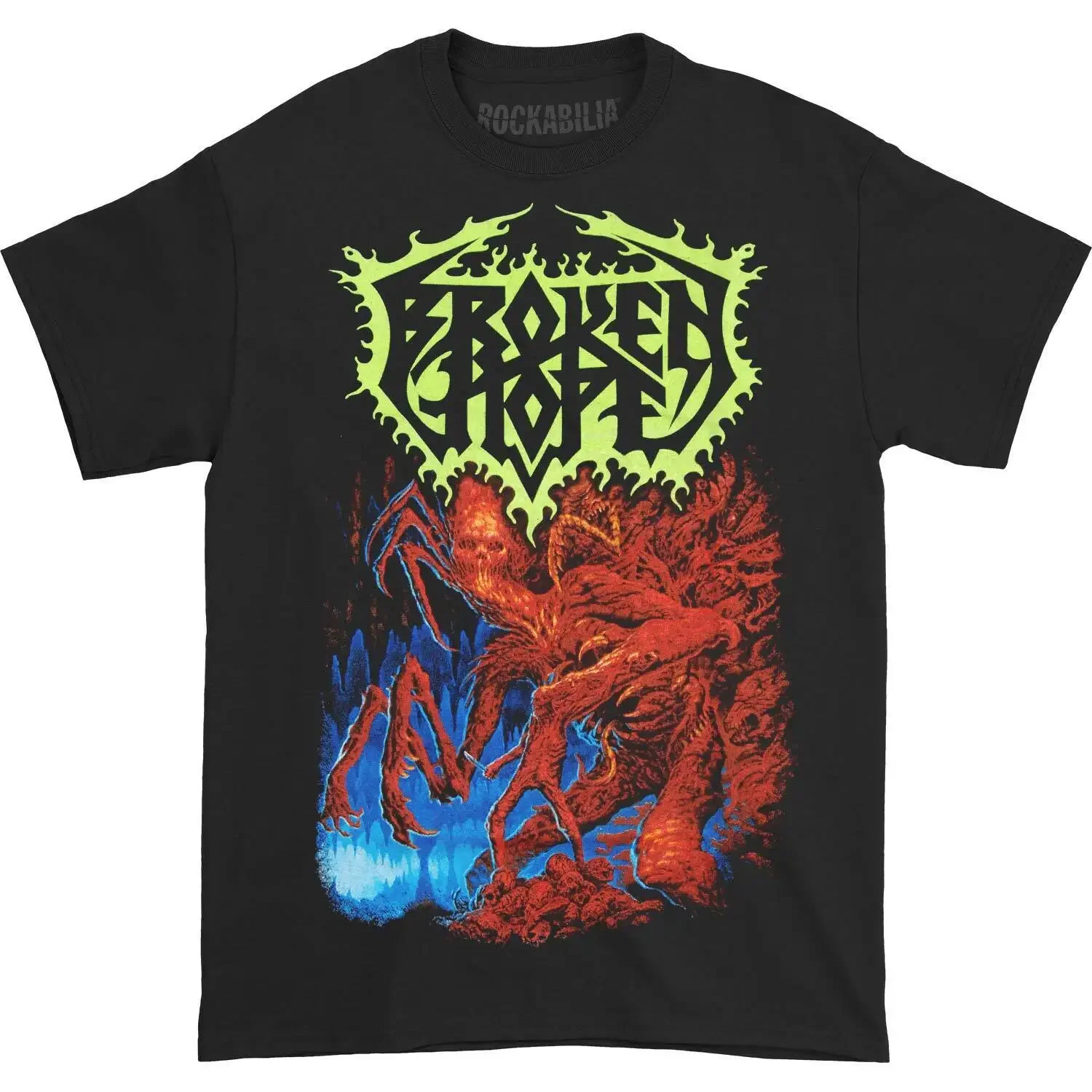 Men'S Broken Hope Mutilated Album Title T Shirt Xx Large Black