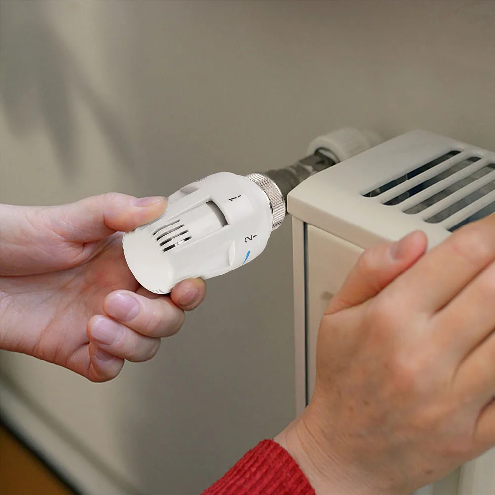 Válvula termostática do radiador para o sistema do aquecimento, válvulas pneumáticas do controle da temperatura, controlador remoto, cabeça do