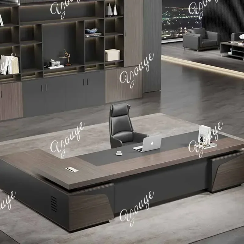 

MX Corner Luxury Office Desk Home Drawer Organizer Storage Laptop Office Desk Computer Coffee Writing Table De Bureau Furniture