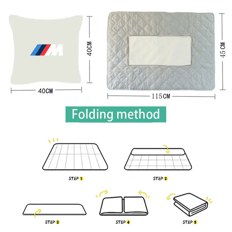Car Blanket Quilt Pillow Waist Cushion Pad Air Condition Quilt For BMW M E30 E39 E46 E90 E93 E60 F10 M5 M6 M7 X4 X5 Accessories - Image 6
