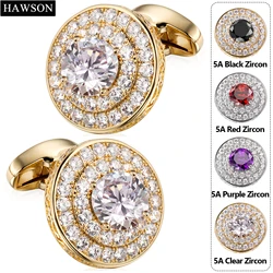 HAWSON Luxury Cufflinks for Mens,men's wedding French dress shirts jewellery accessory