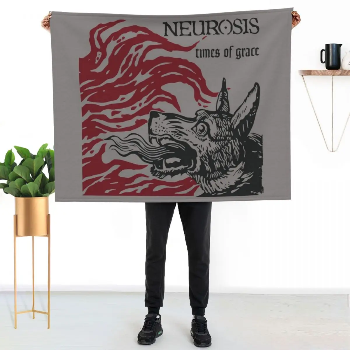 Neurosis: Times of Grace Throw Blanket Flannels Luxury St cosplay anime Nap Plaid on the sofa valentine gift ideas Blankets