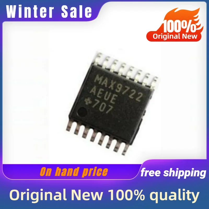 3PCS New original MAX9722 MAX9722AEUE TSSOP-16 quality goods