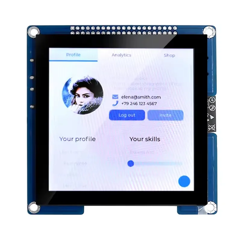 

New-ESP32 S3 4 Inch Development Board Smart Display 480X480 LVGL Wifiandbluetooth LCD Graphic Display With Touch