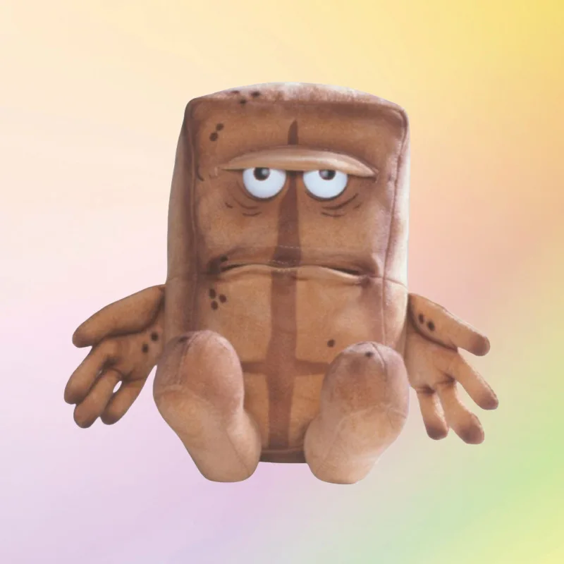 

Bernd das Brot Plush Toy Cute Grumpy Bread Stuffed Animal Doll Soft Plushie Collectible Gift for Fans Kids Children