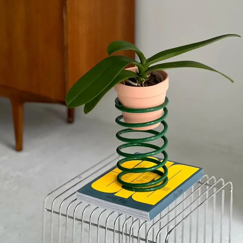 Trendy Spring Flower Rack Creative Plant Heightening Stand Balcony Greenery Display Storage Modern Plant Stand Decorative