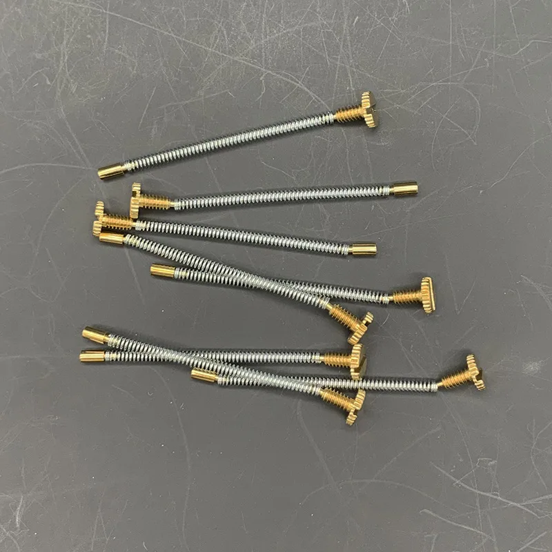 10pcs/Lot 50*2.35mm Universal Replacement Spring Screws For Zorro Kerosene Lighter Repair Service Inner Parts Wholesale