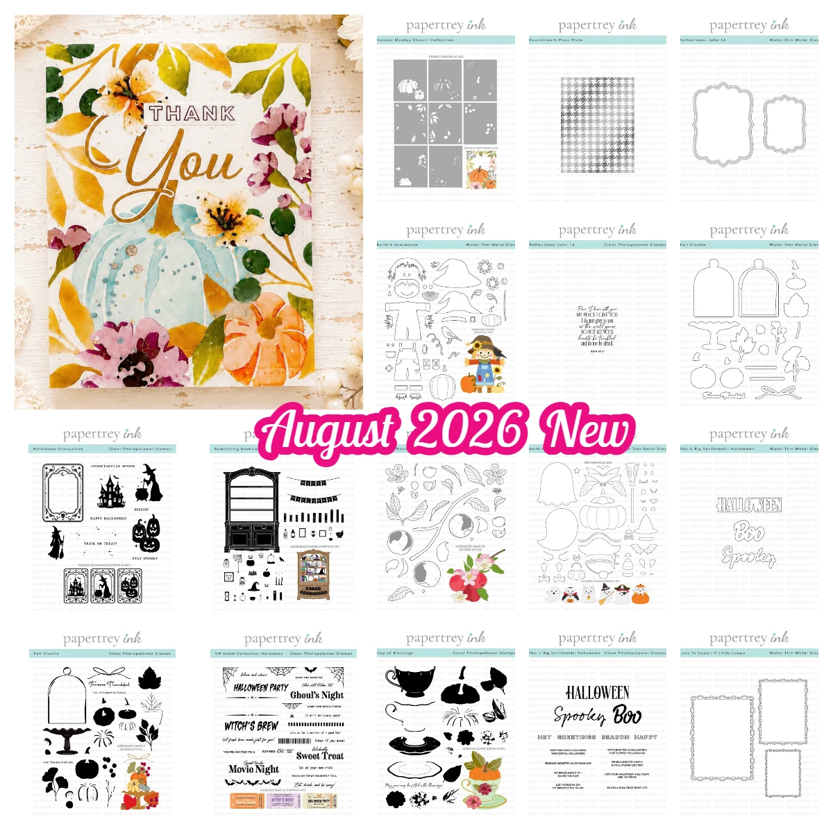 September 2026 New Papertrey Ink Made with Love Sentiments Stamp Dies Sentiments Handmade Cards Scrapbook Journal for DIY Paper