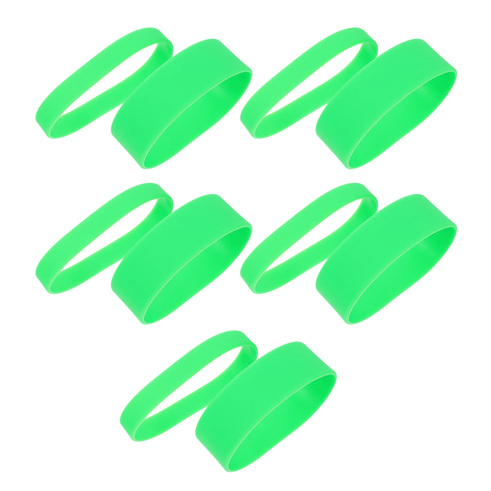 

10 pcs Heat-resistant Silicone Tapes for Sublimation Tumbler Bands Dye Repair Insulation Green High Temperature DIY