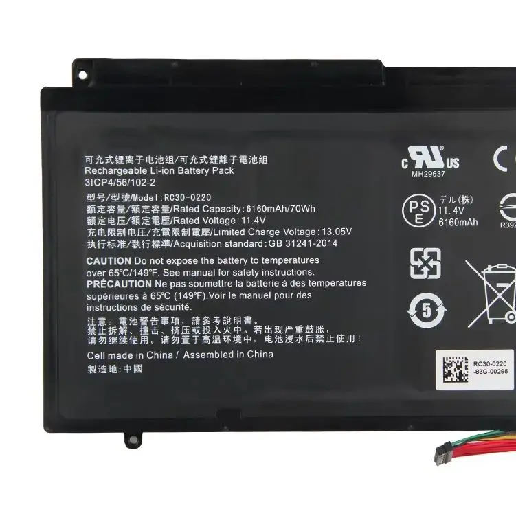 

Новый аккумулятор для Razer Blade Pro 17 дюймов RC30-0220 RZ09-0220