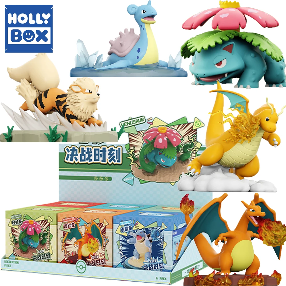 

HOLLY BOX Original Cartoon Ornament Action Figures High Detailed Exquisite Characters Collectible Model Desktop Display Gifts