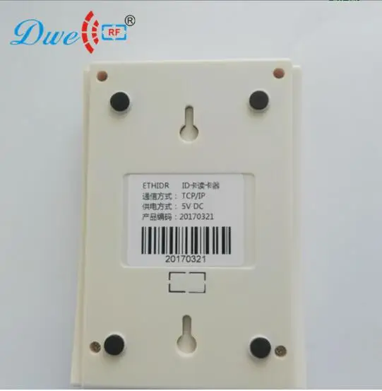 Lector de tarjetas Rfid de red Rj45 de 13,56 MHZ TCP/IP Ethernet LAN para sistema de control de acceso
