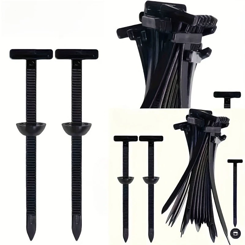 Durable Self-Locking Nylon Cable Ties With Plastic Zipper Heads, For Automotive Repair, Home Organizing Tools, Cable Management
