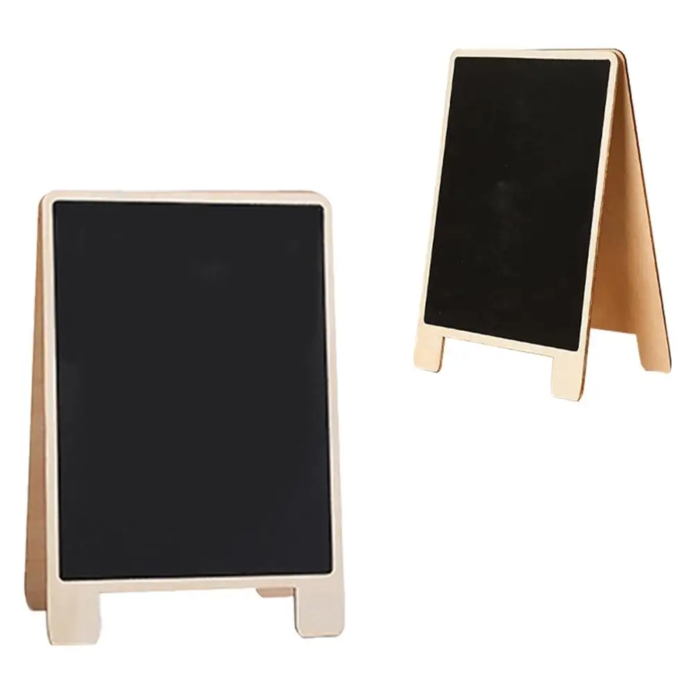 

Small Blackboard Chalkboard Home Decor Wood Material Kids Room Office Use Note Writing Double Side