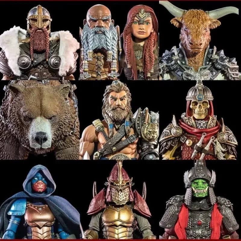 

Фигурка воина-скелета с копьем Four Horsemen Studios Mythic Legions Undead Skeleton Spearman Warrior с заменяемыми аксессуарами для коллекционеров