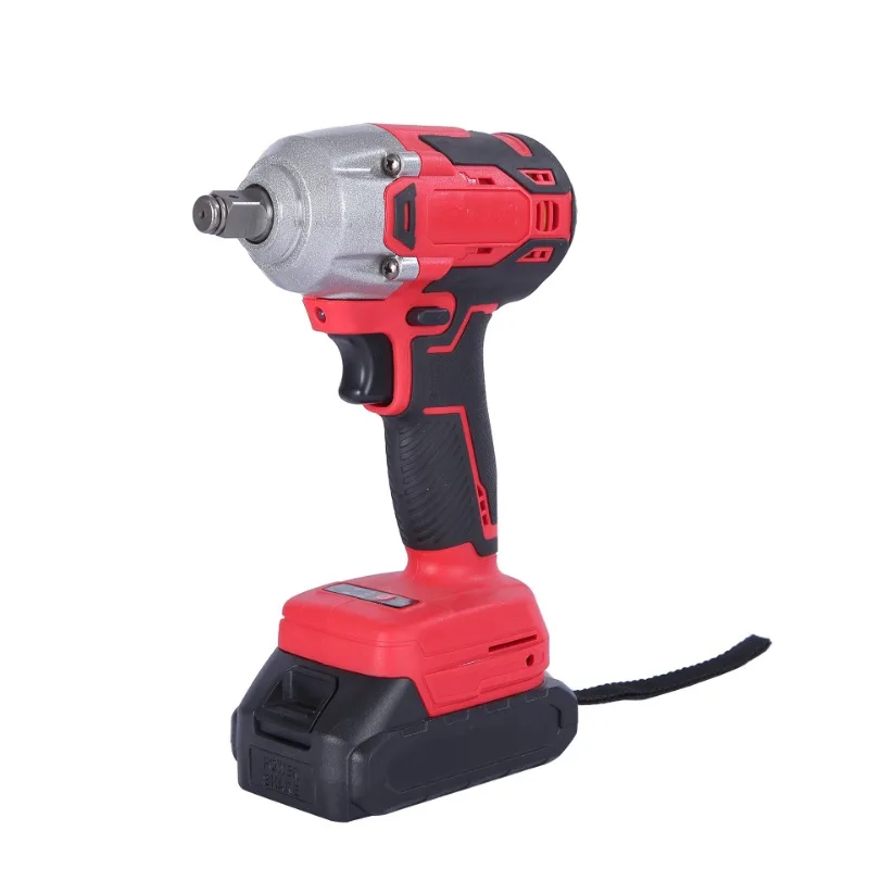 

High Torque Electric Wrench Woodworking Shelf Auto Repair Tools Electric Screwdriver Rechargeable Lithium Battery Wrench