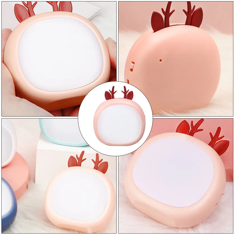 Portable Electric USB Hand Warmer LED Desk Lamp Compact Small Rechargeable Pocket Size Winter Heater Gift for Girls Boys