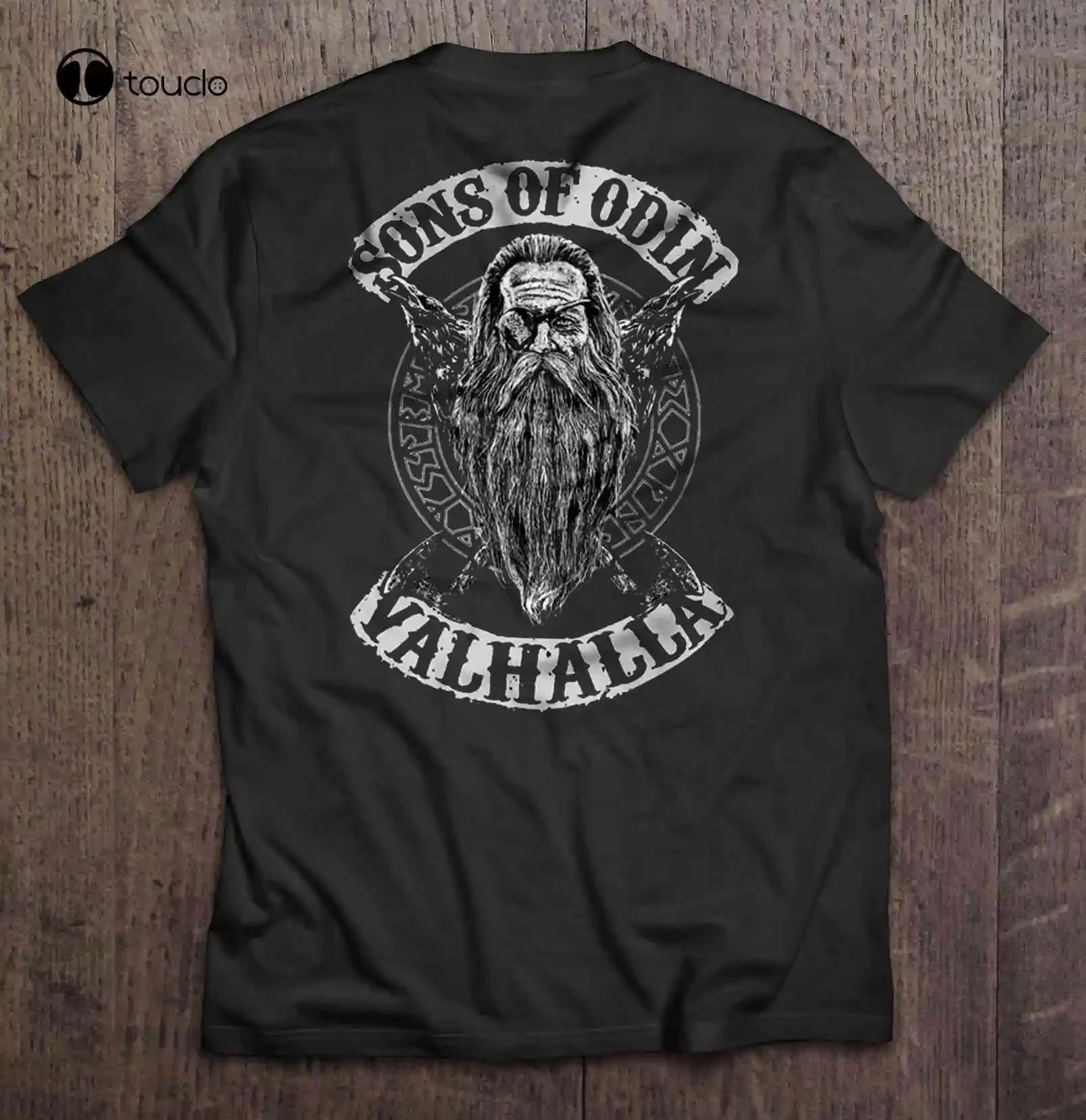 Verão novo fshion sons de odin valhalla camiseta masculina odin a camiseta nordish odin threos camiseta