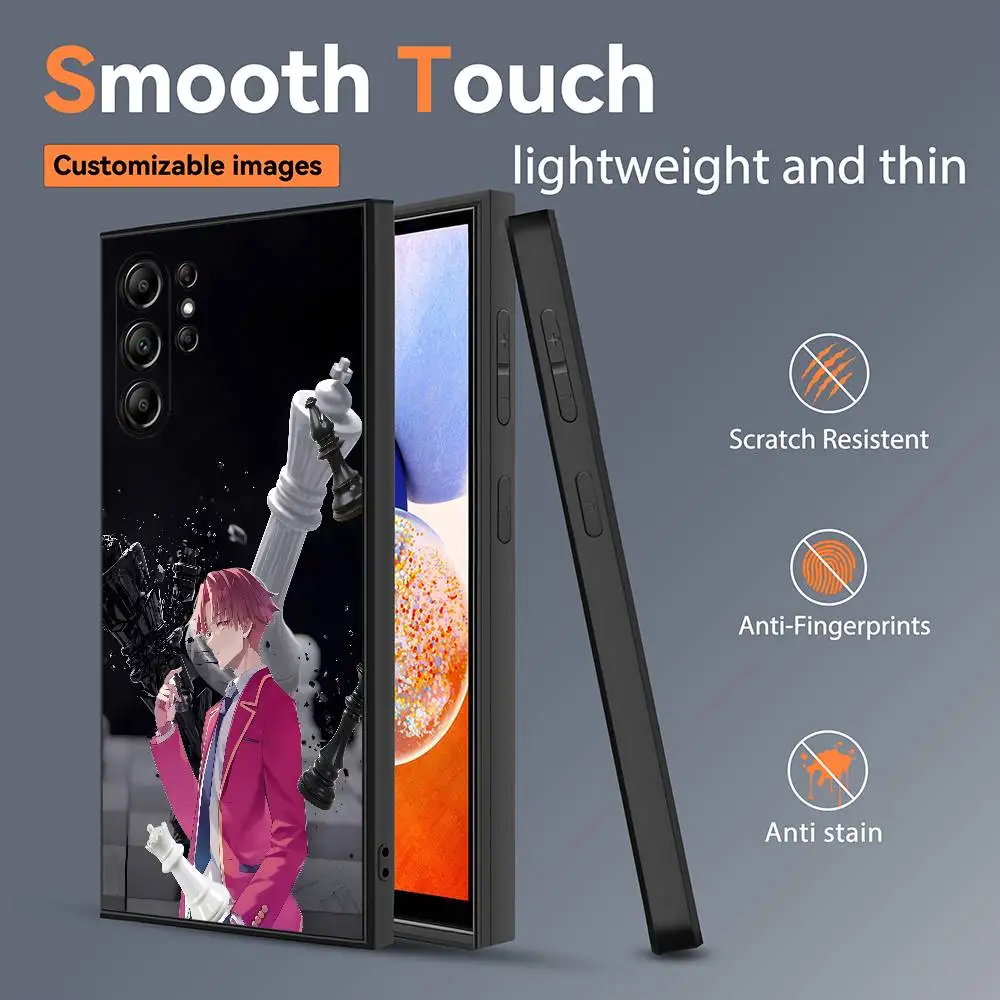 Funda de teléfono Anime C-Classroom Of The Elite para Samsung Galaxy S25 S24 S23 S22 S21 S20 Ultra Plus, Funda suave a prueba de golpes