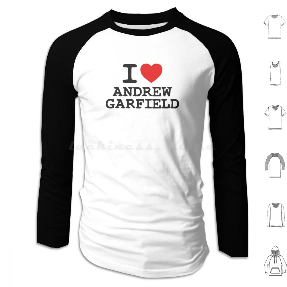 I Love Andrew Hoodie cotton Long Sleeve