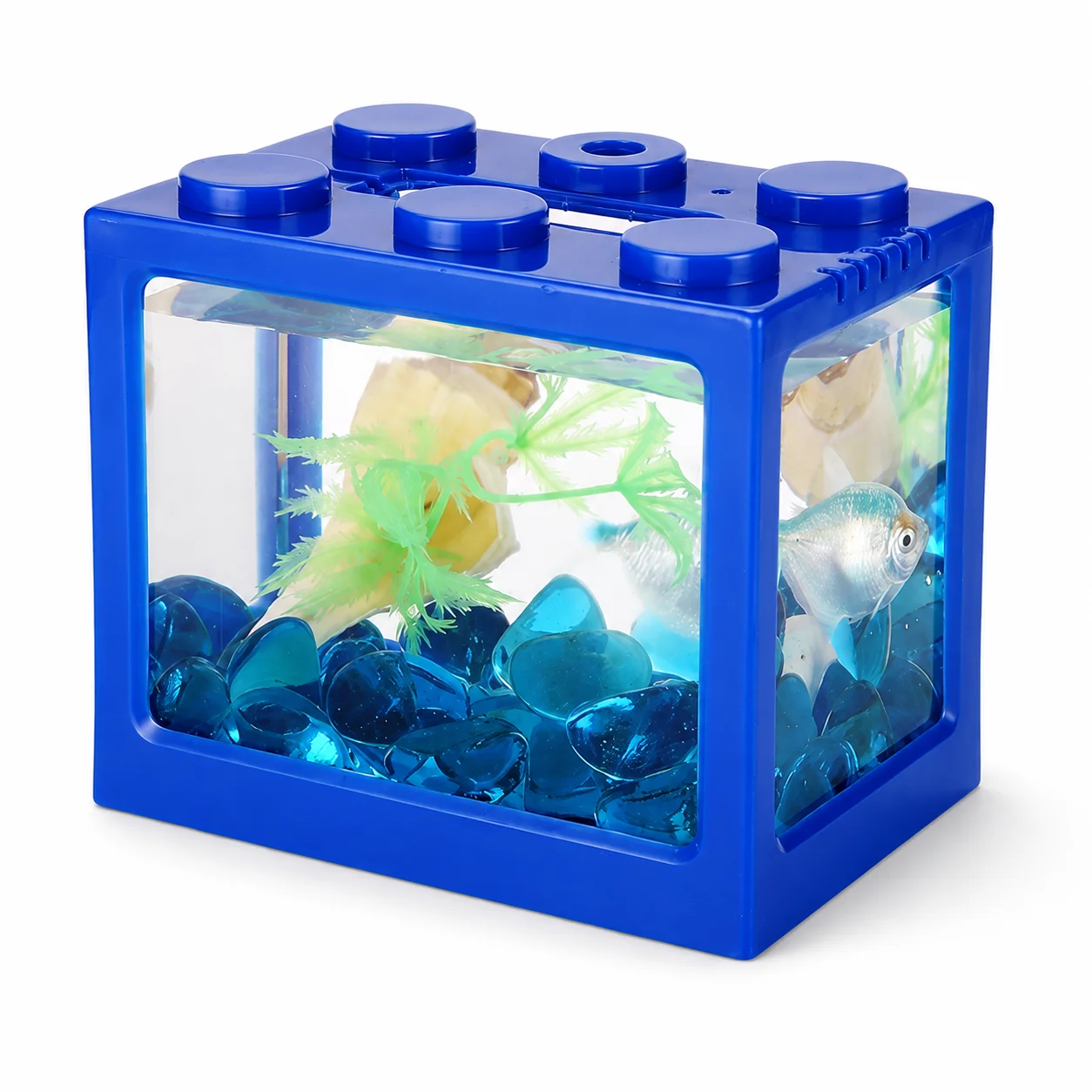 Aquarium Fish Betta - Stackable Mini Fish Tank Block Style
