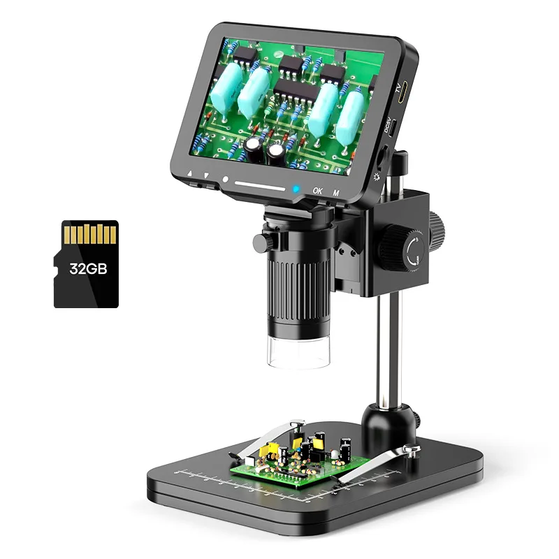 

23 5-inch high definition electronic digital microscope mobile phone circuit board dimension