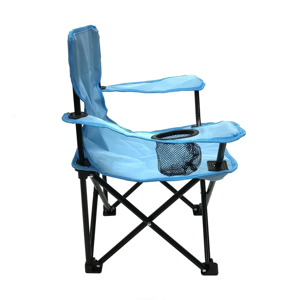 Silla de campamento plegable para niños, portátil, de nailon resistente con bolsa de transporte, ligera, plegable, impermeable, resistente a desgarros, de 2 a 5 años
